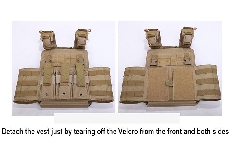 Molle Hunting Tactical Vest Chest Rig Protective Waistcoat