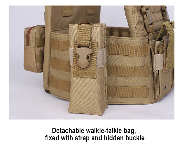 Molle Hunting Tactical Vest Chest Rig Protective Waistcoat