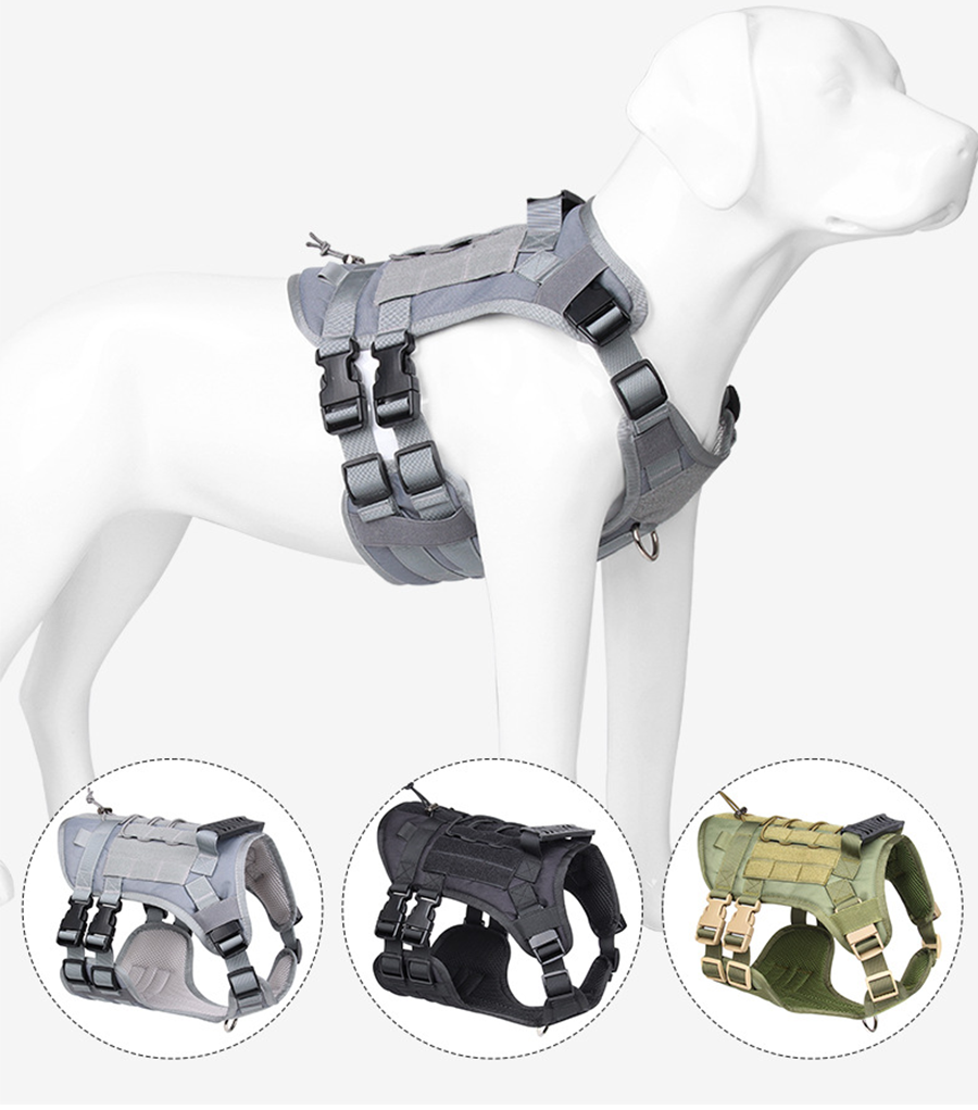 Tactical Dog Vest Nylon Dogs Harness Tactical Gear