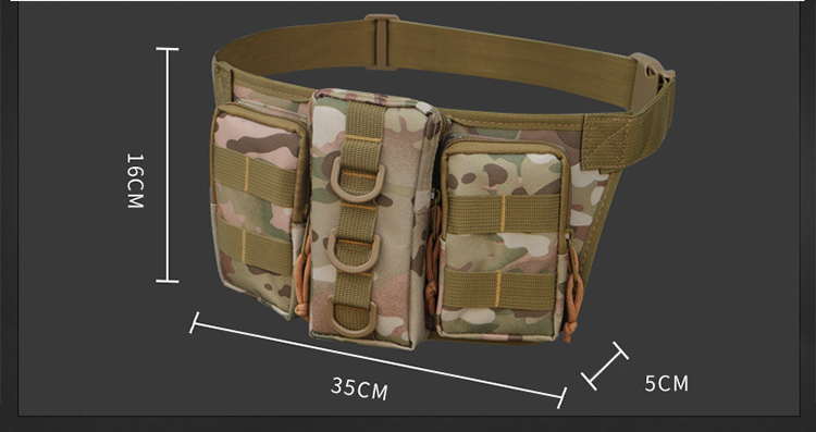 800D Tactical Molle Pouch Outdoor Waist Bag