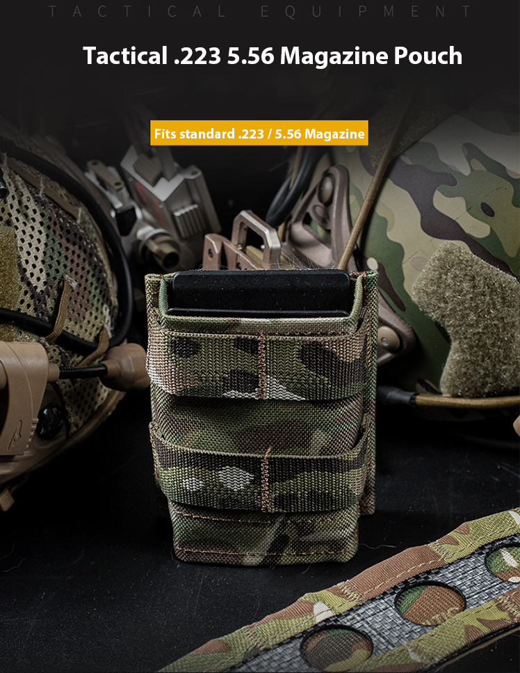 Tactical .223 5.56 Magazine Pouch Molle System