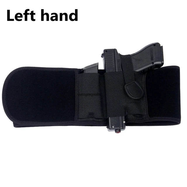 Left / Right Hand Concealed Carry Belly Band Gun Holster for Smith and Wesson