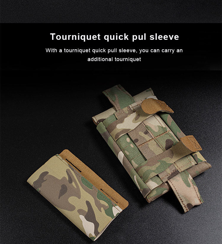 Medical Micro Trauma Bags Tourniquet Holder Survival Waist Belt Pouch