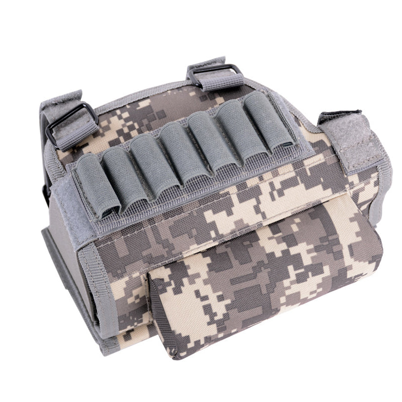 Tactical Cartridge Pouch 12 20 Gauge 5/7 Round Ammo Shell Gun Magazine Pouch