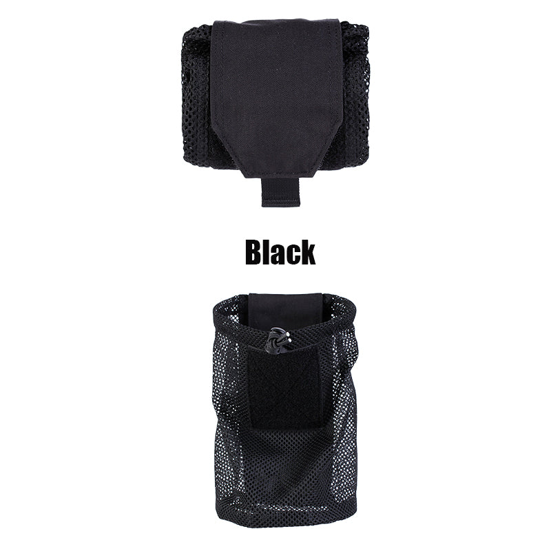 Mini Foldable Net Pocket Tactical Roll-Up Mag Mesh Dump Pouch