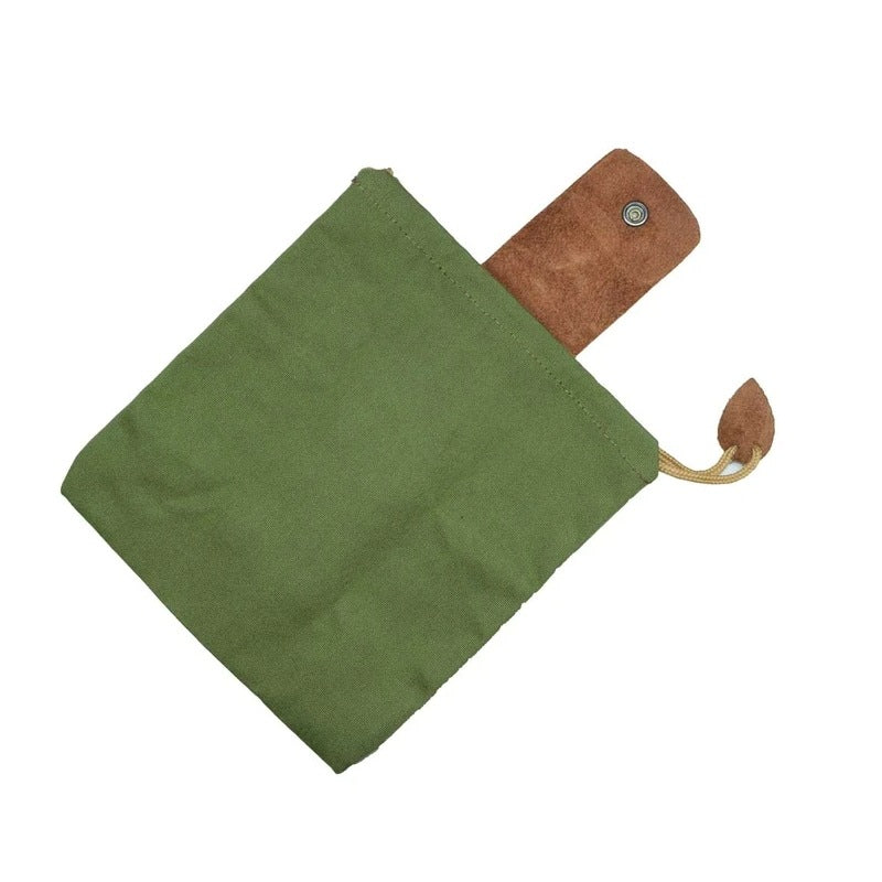 PU Leather and Canvas Tactical Pouch Hunting Equipment