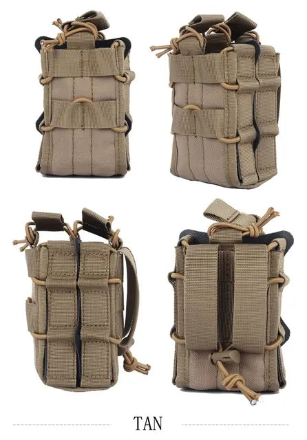 Molle Double Magazine Pouch For AK 7.62 M4 5.56