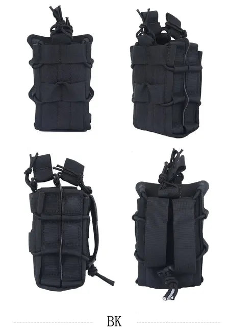 Molle Double Magazine Pouch For AK 7.62 M4 5.56