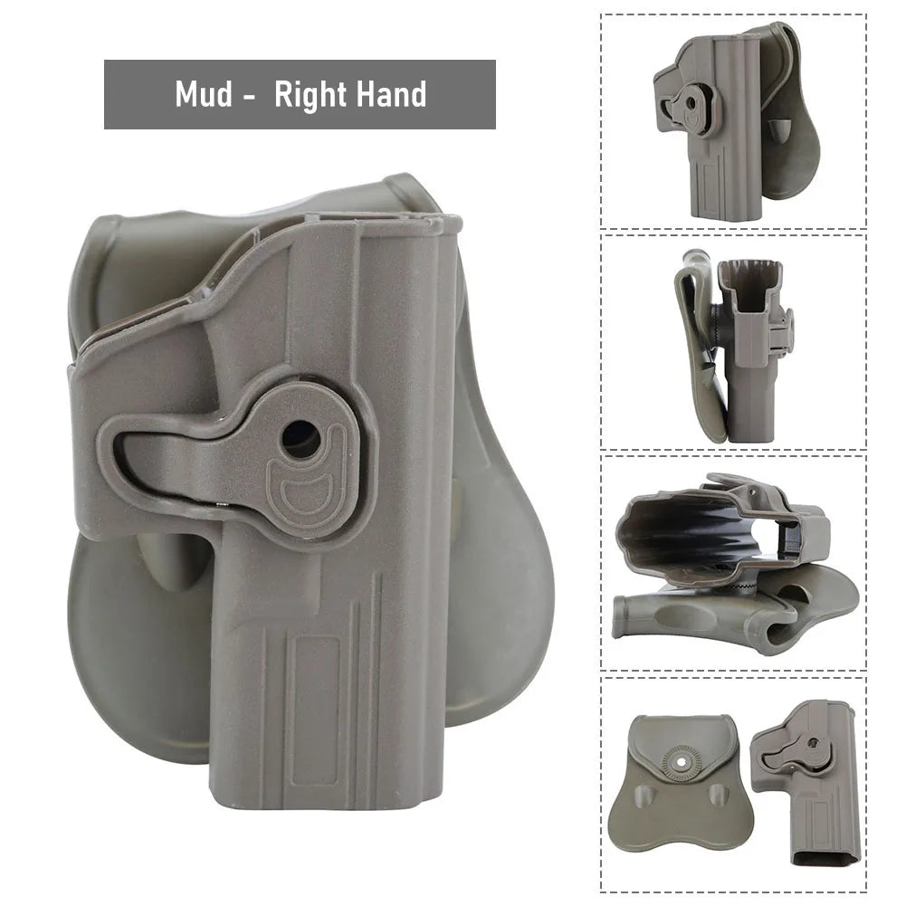 Left/Right Hand Tactical IMI Glock Holster Case Gun Holster for Glock 17 19 22 26 31