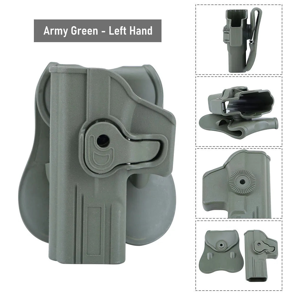 Left/Right Hand Tactical IMI Glock Holster Case Gun Holster for Glock 17 19 22 26 31