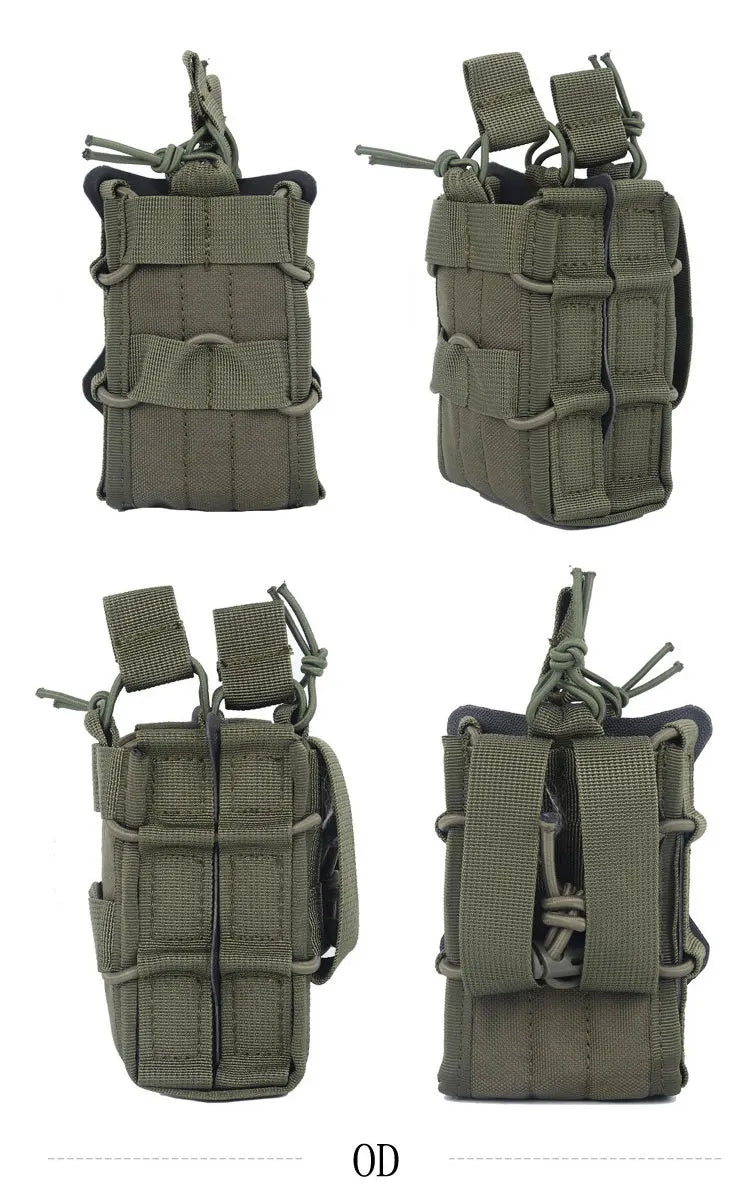 Molle Double Magazine Pouch For AK 7.62 M4 5.56