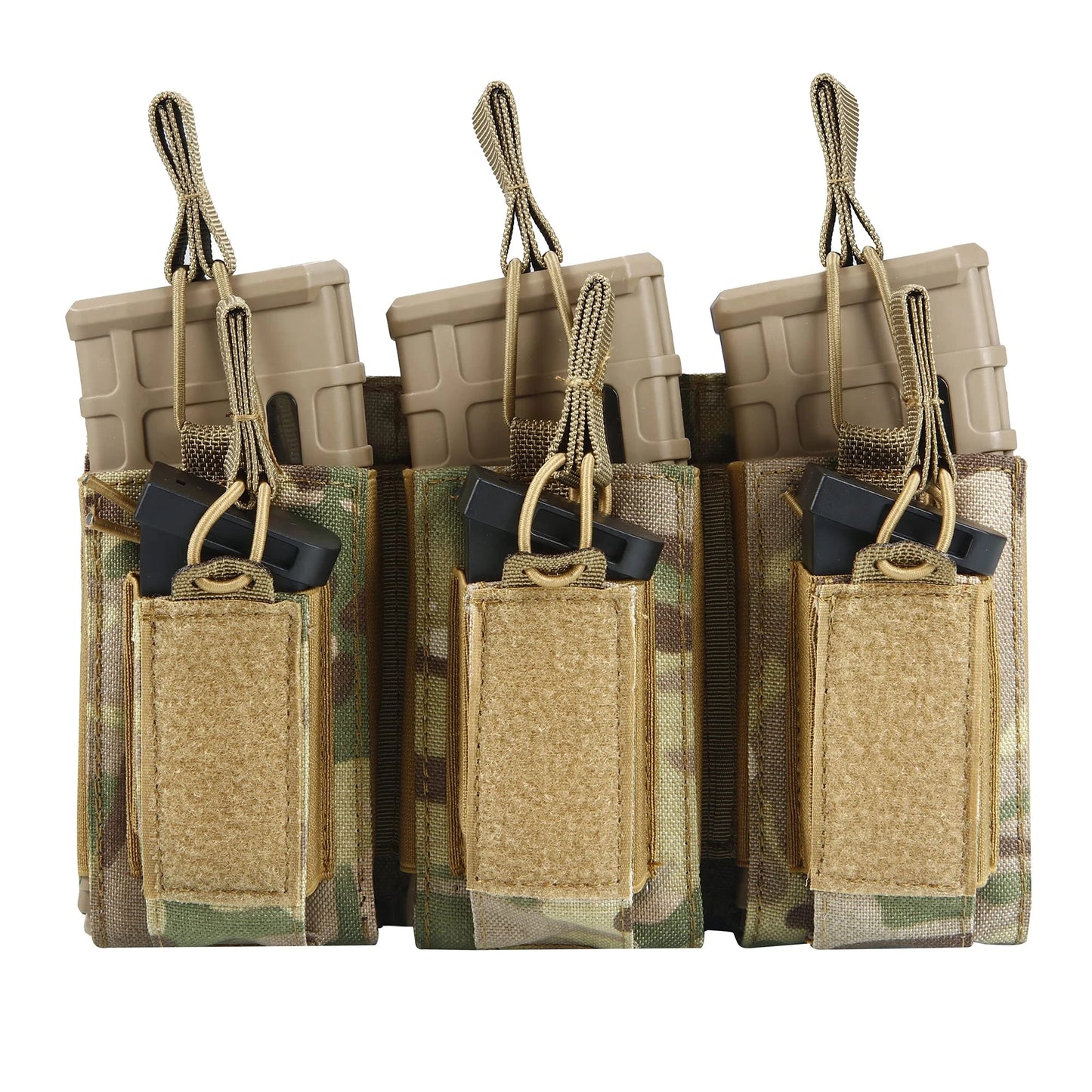 Military Tactical Edc Triple Gun Magazine Pouch Molle System Accessories