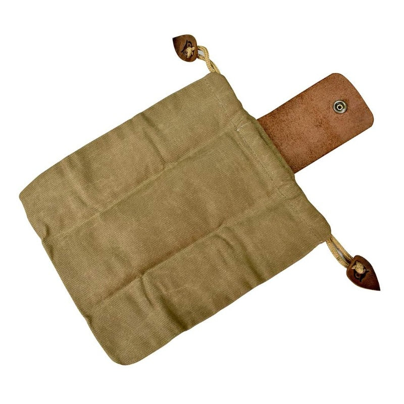 PU Leather and Canvas Tactical Pouch Hunting Equipment