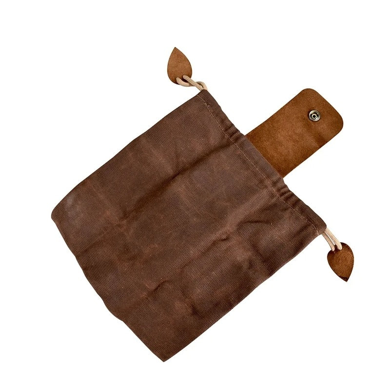 PU Leather and Canvas Tactical Pouch Hunting Equipment