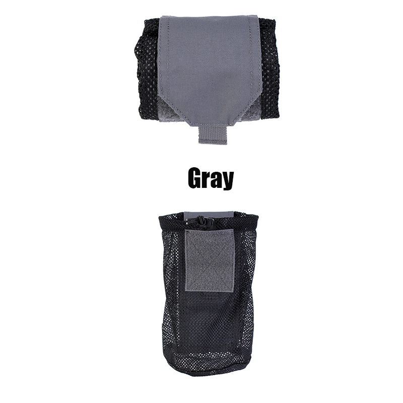 Mini Foldable Net Pocket Tactical Roll-Up Mag Mesh Dump Pouch