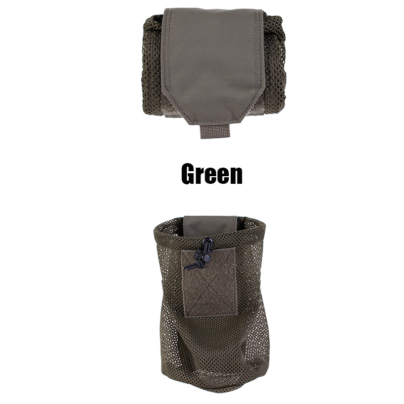 Mini Foldable Net Pocket Tactical Roll-Up Mag Mesh Dump Pouch