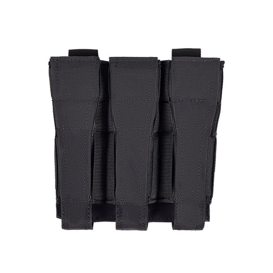 Tactical Triple SMG Mag Pouch 9MM Airsoft Hunting Accessories