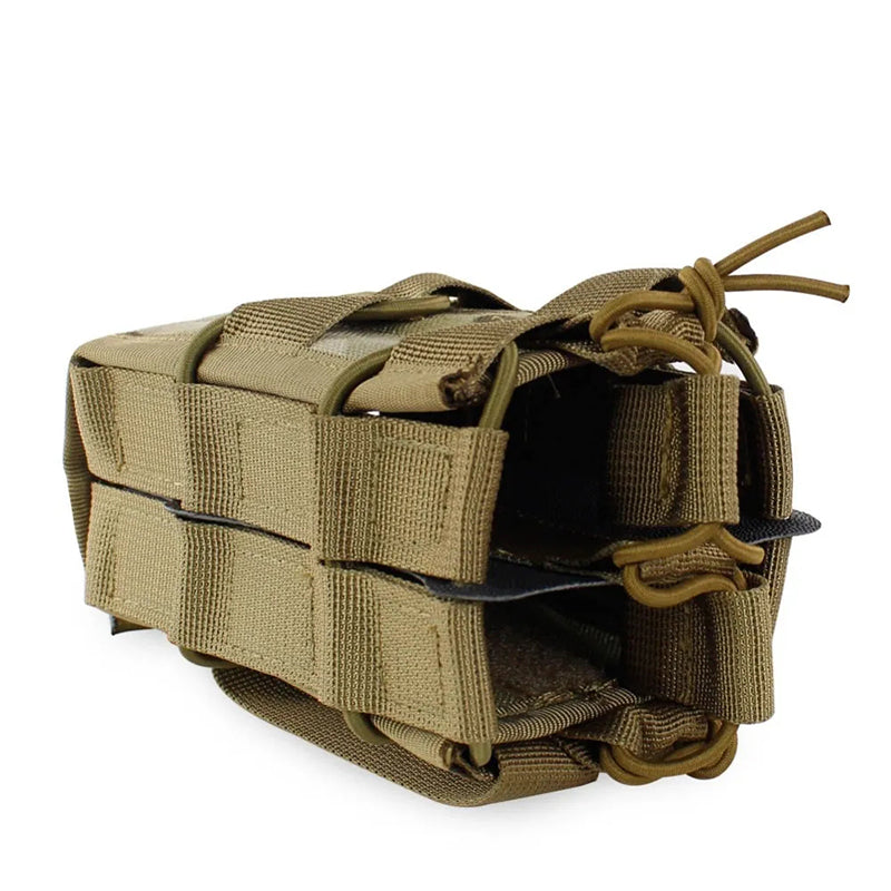 Molle Double Magazine Pouch For AK 7.62 M4 5.56